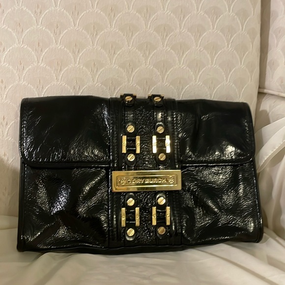 Tory Burch Handbags - Tory Burch Patent Leather Clutch Handbag
